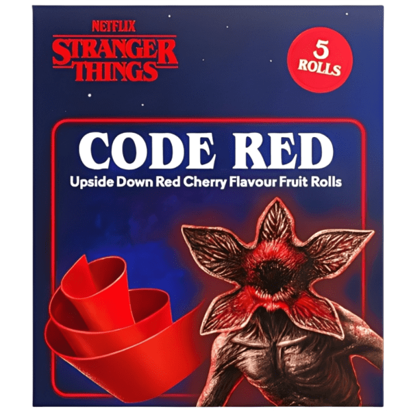 Stranger Things Red Cherry Flavour Fruit Rollers (5x12g)