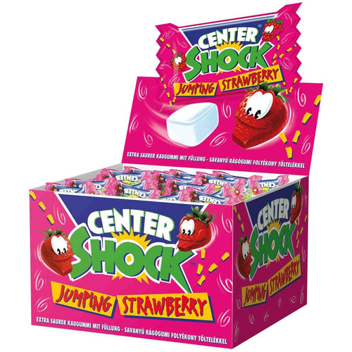 Center Shock Jumping Strawberry (5 Stück, 20g) - CandyKosmos