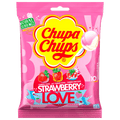 Chupa Chups Strawberry Love Lollipops (120g) - CandyKosmos