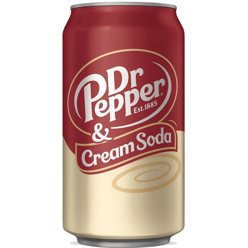 Dr. Pepper Cream Soda (355ml) - CandyKosmos