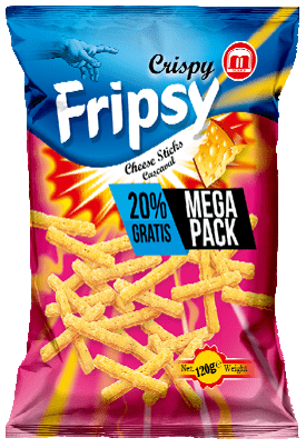Fripsy Sticks Cheese Mega Pack 120g - CandyKosmos