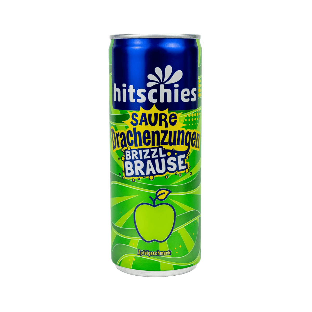 Hitschies Saure Drachenzungen brizzl Brause Apfel (250ml) - CandyKosmos