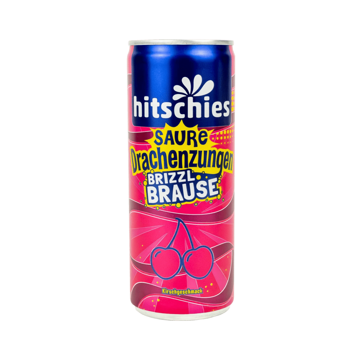 Hitschies Saure Drachenzungen brizzl Brause Kirsche (250ml) - CandyKosmos