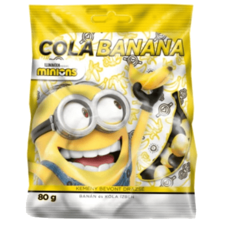 Minions Cola Banana Taste Dragee (80g) - CandyKosmos