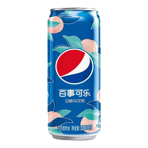 Pepsi White Peach Oolong China (330ml) - CandyKosmos