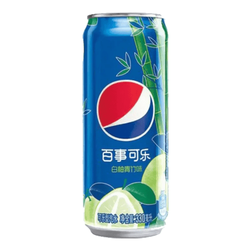 Pepsi White Pomelo Green Bamboo Grapefruit China (330ml) - CandyKosmos