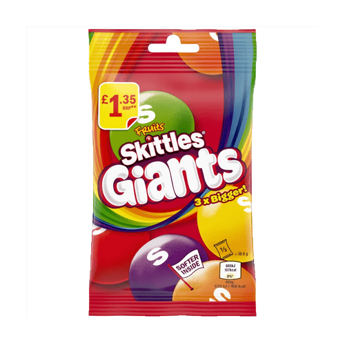 Skittles Giants Fruits (116g) - CandyKosmos