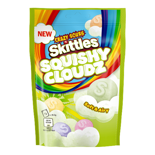 Skittles Squishy Cloudz Sours (70g) - Mein Shop