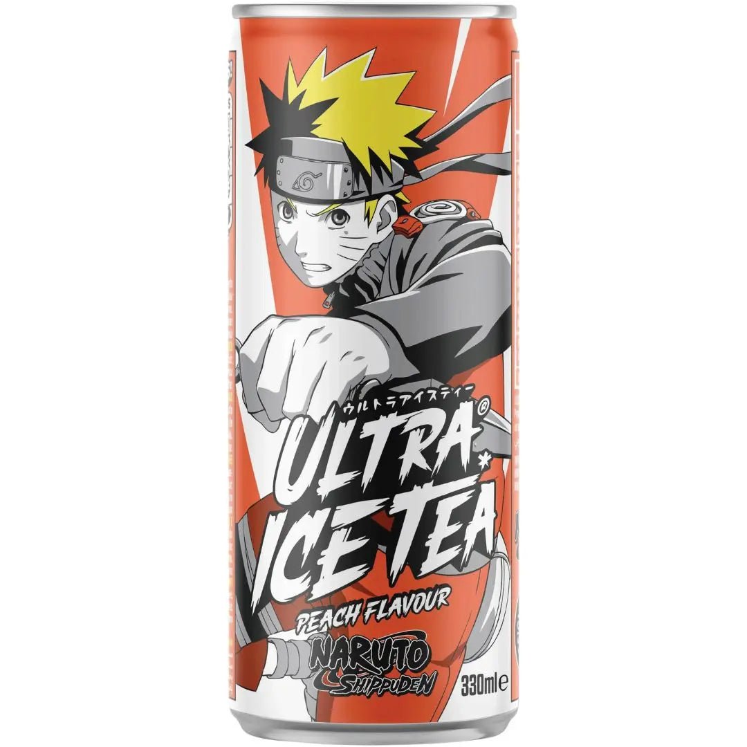 Ultra Ice Tea Peach Naruto Japan (330ml) - CandyKosmos