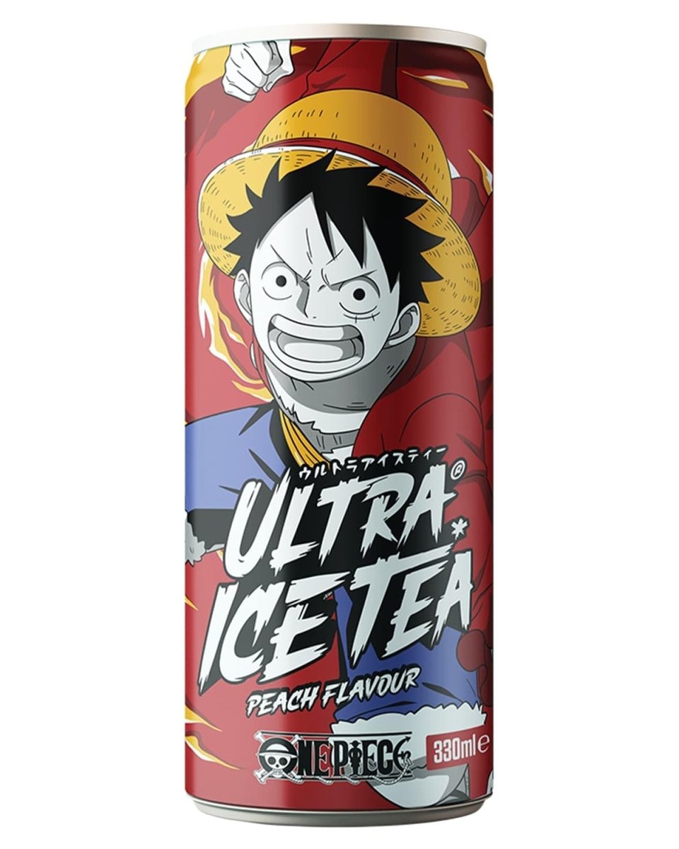Ultra Ice Tea Peach One Piece Luffy Japan (330ml) - CandyKosmos